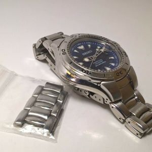 Seiko Scuba 200m Pippin SBCM007 Blue 8F35-0030 Perpetual HAQ; Full
