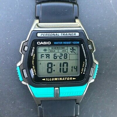 Rare & Cool CASIO Personal Trainer JC-30 (1613) Running Man 42mm