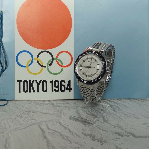 VINTAGE SEIKO OLYMPIC CHRONOGRAPH 45899 / CROWN / 5719 - 1964 - FULLY ...
