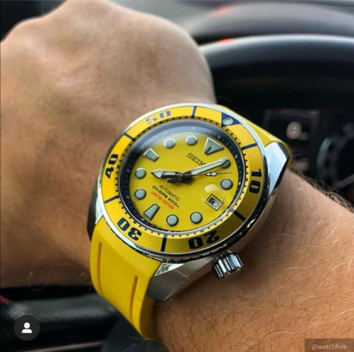 Limited Rare Seiko SBDC017 “Yellow Sumo” “Whole package” | WatchCharts  Marketplace