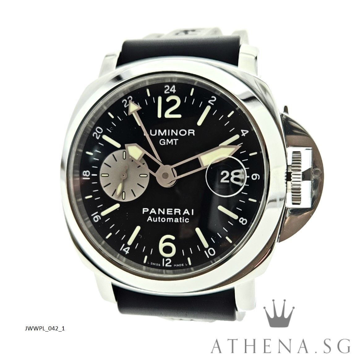 PANERAI LUMINOR GMT AUTOMATIC 44MM K SERIES BLACK DIAL WITH