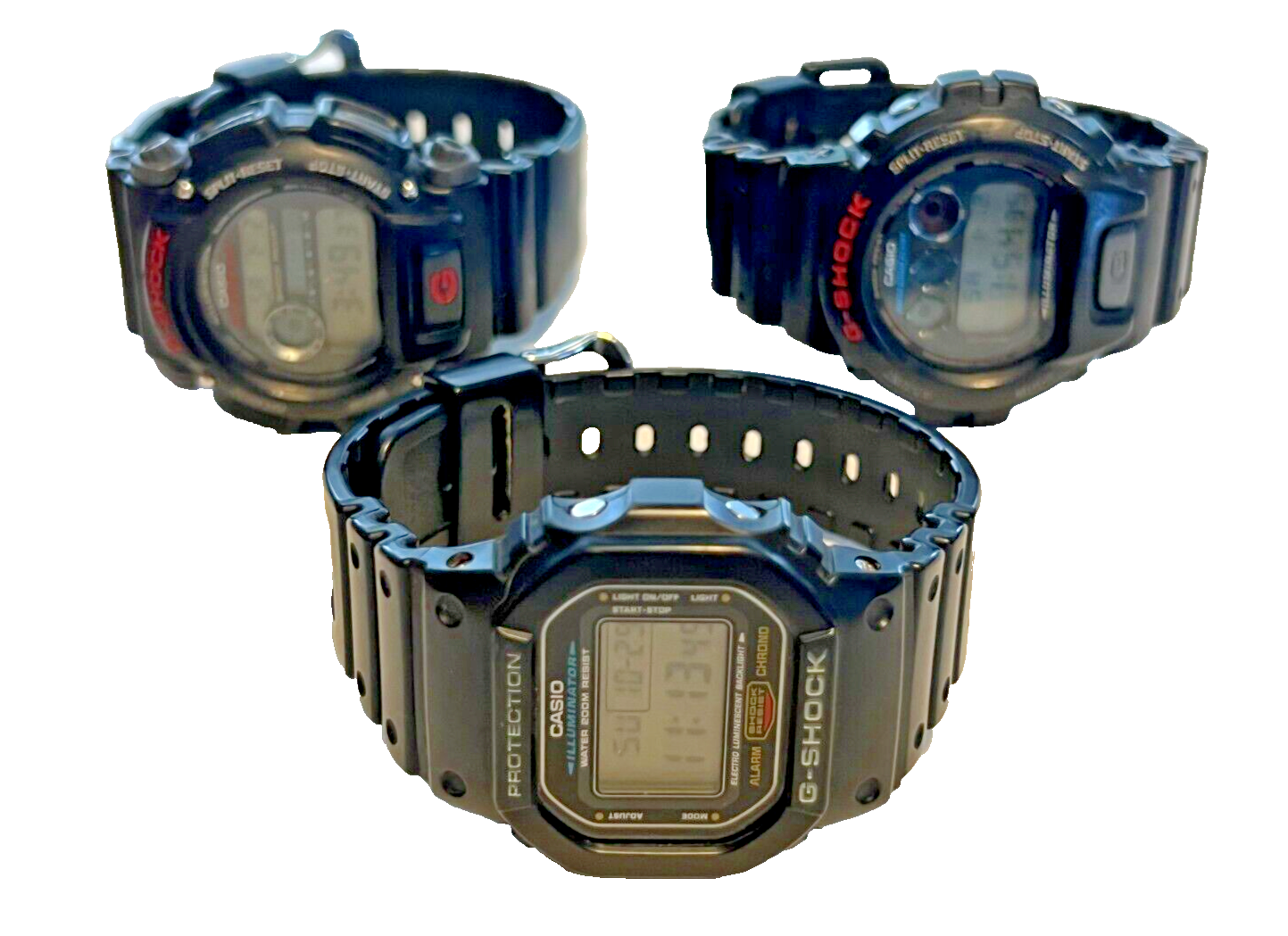 3X MENS CASIO DW 9052 3232 MODULE DW 6900 3230 DW 5600E 3229 G