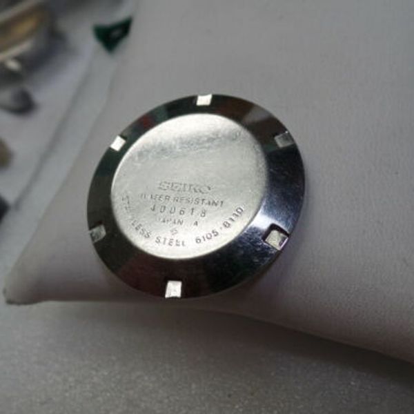 Seiko Diver 6105 8110 Case Back Only For Restore | WatchCharts Marketplace