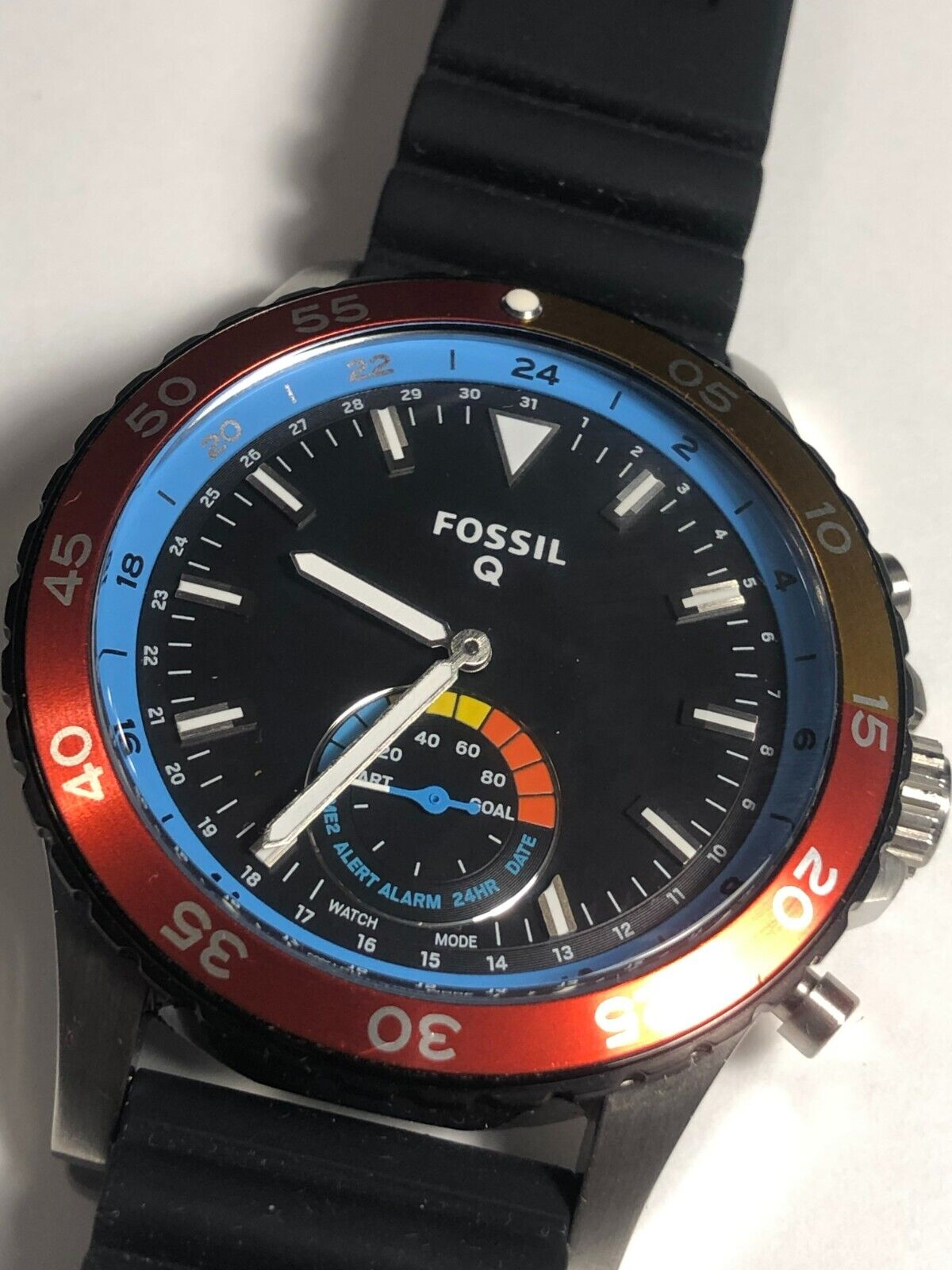 FOSSIL Q CREWMASTER HYBRID SMARTWATCH 46MM MODEL NDW2B WatchCharts Marketplace