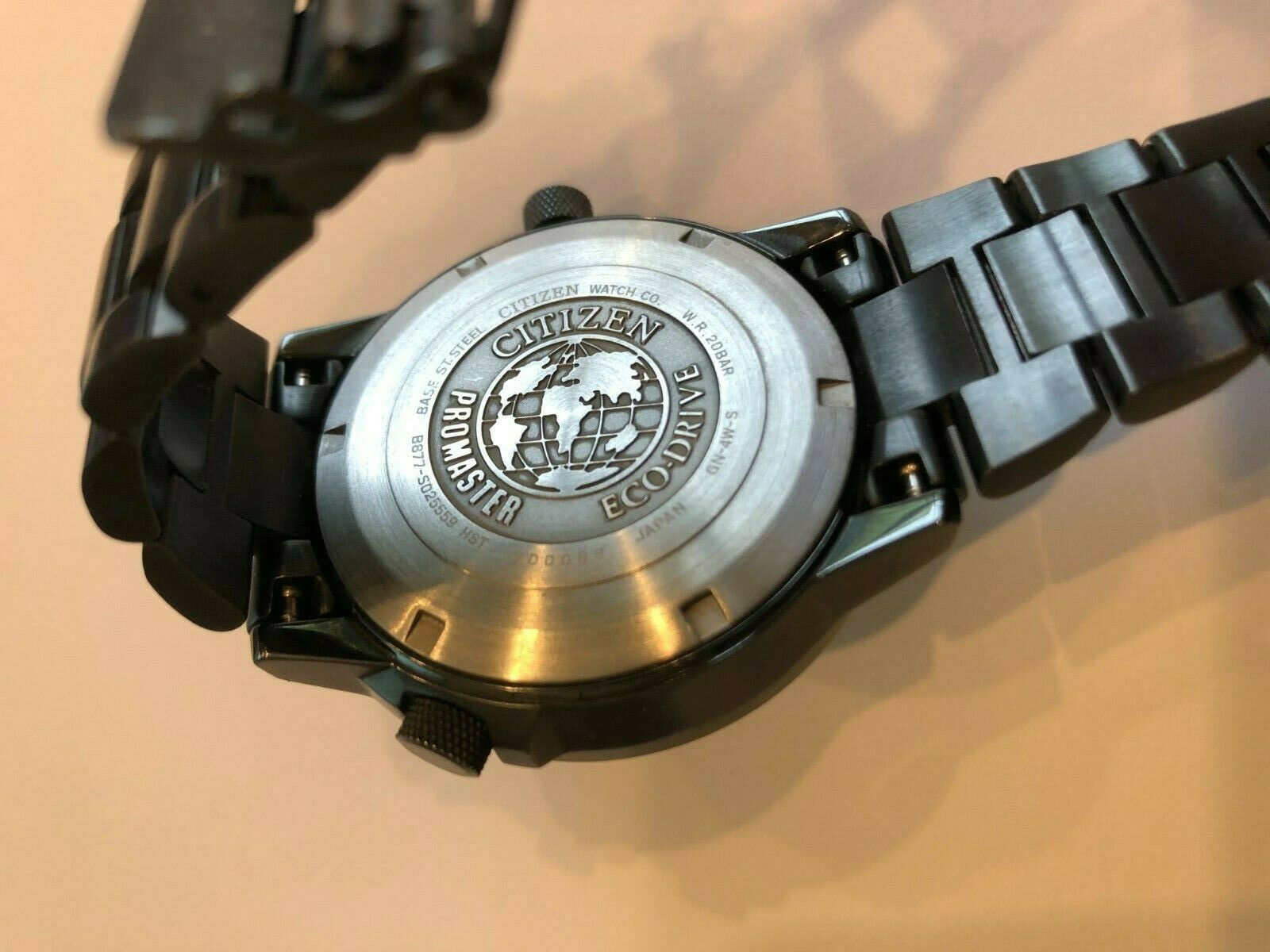 Citizen Promaster NIghthawk Eco-Drive WR200 Black Model B877