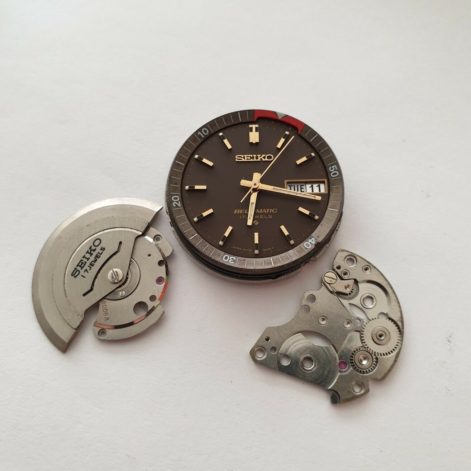 Seiko Bellmatic 4006 Dial, hands, bezel, movement excellent condition