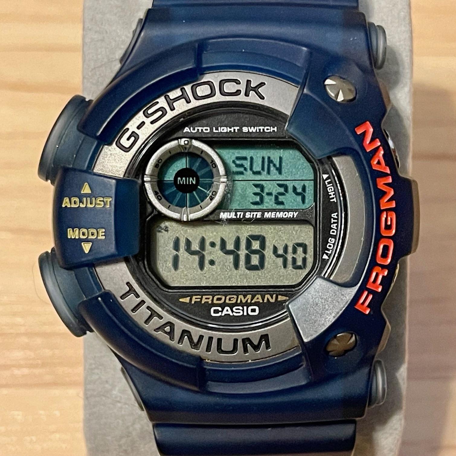 WTS] Casio G-Shock DW-9900BS-2 Titanium Vintage Frogman Blue Jelly 