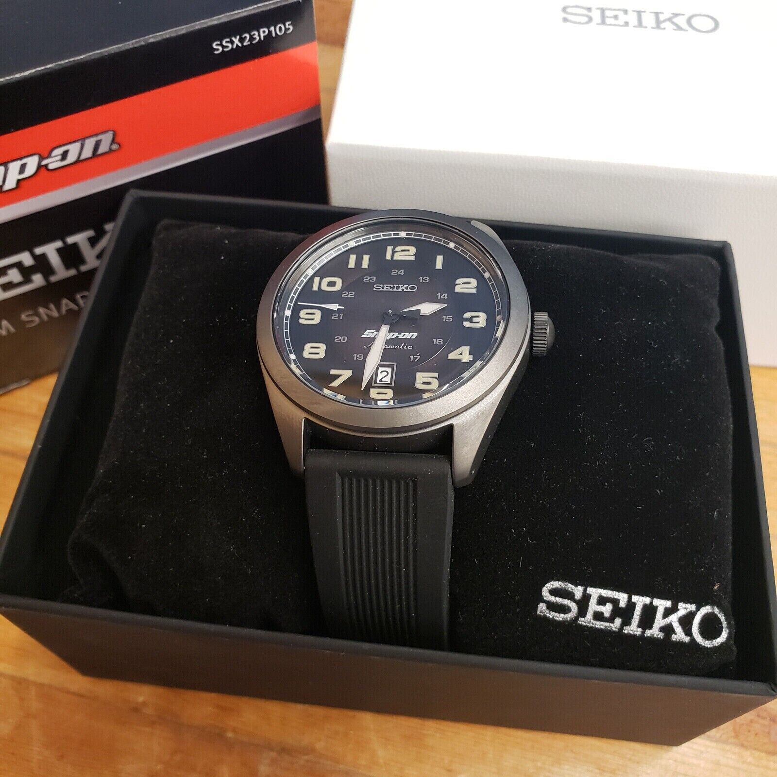 Custom Snap On Watch Seiko 4R35 Automatic Movement NEW