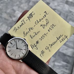 WTS] Seiko Chariot - 2559-0181 - JDM - Patina Linen Dial 1970 - 24