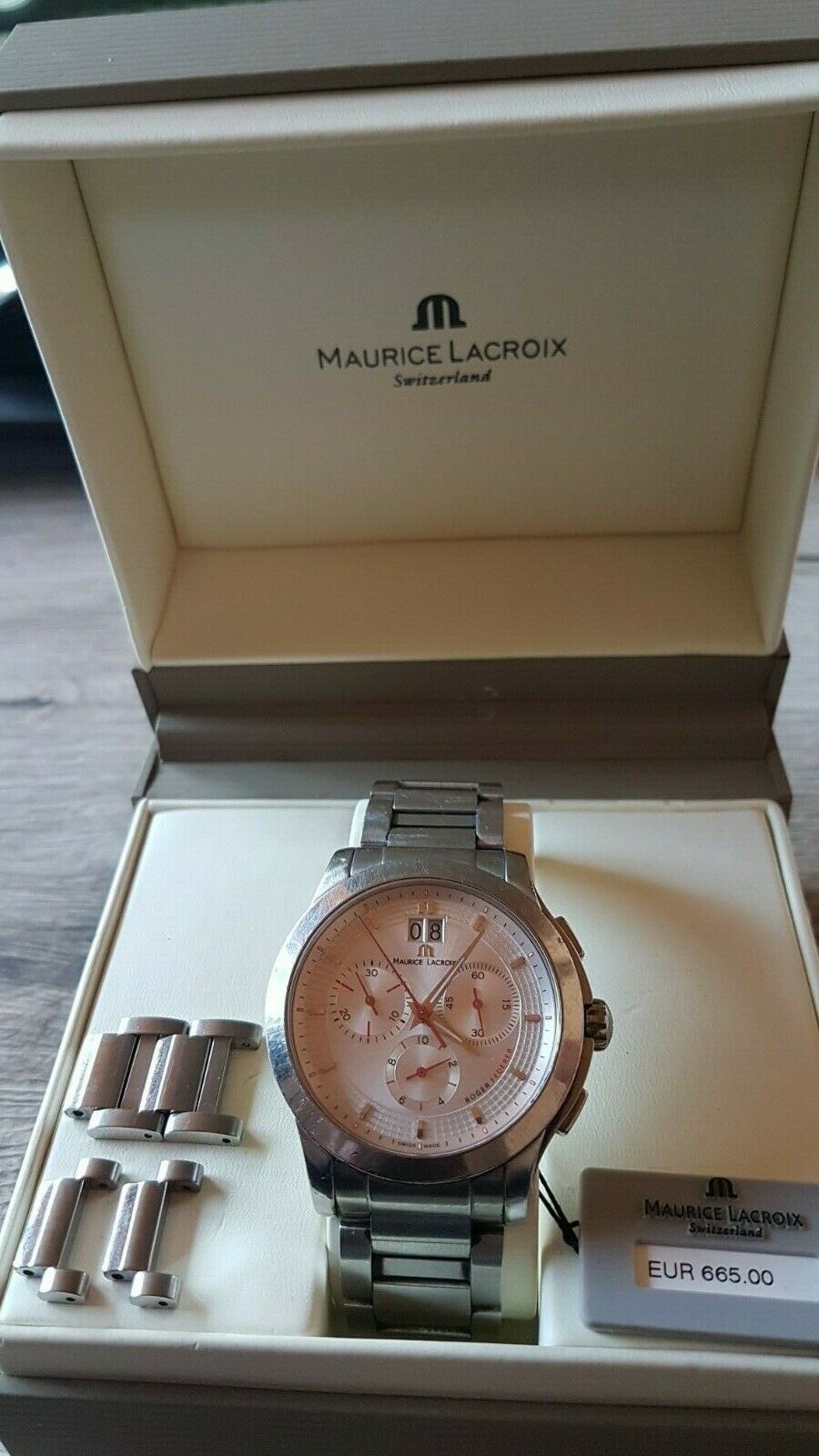 Maurice Lacroix Chronograph ROGER FEDERER MI 1087 Sammlerst ck