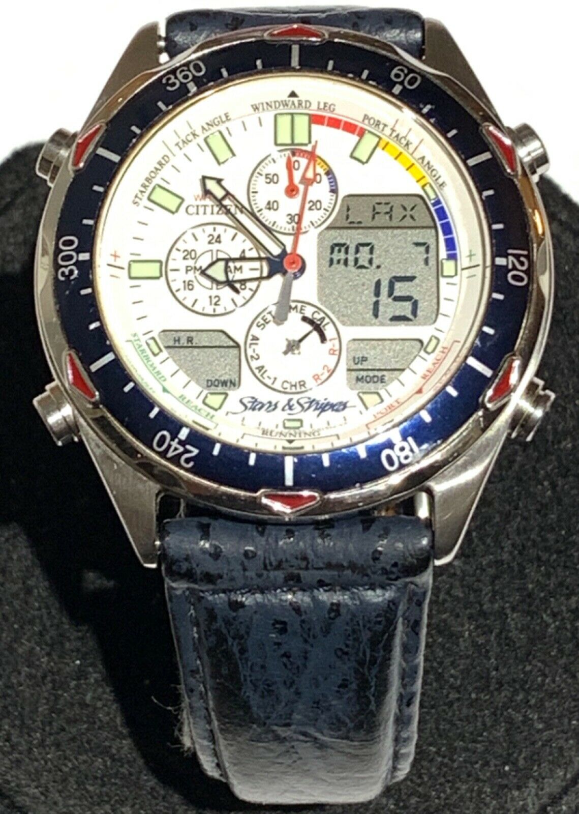 Vintage Citizen Navisail Stars & Stripes America's Cup 2000 Watch