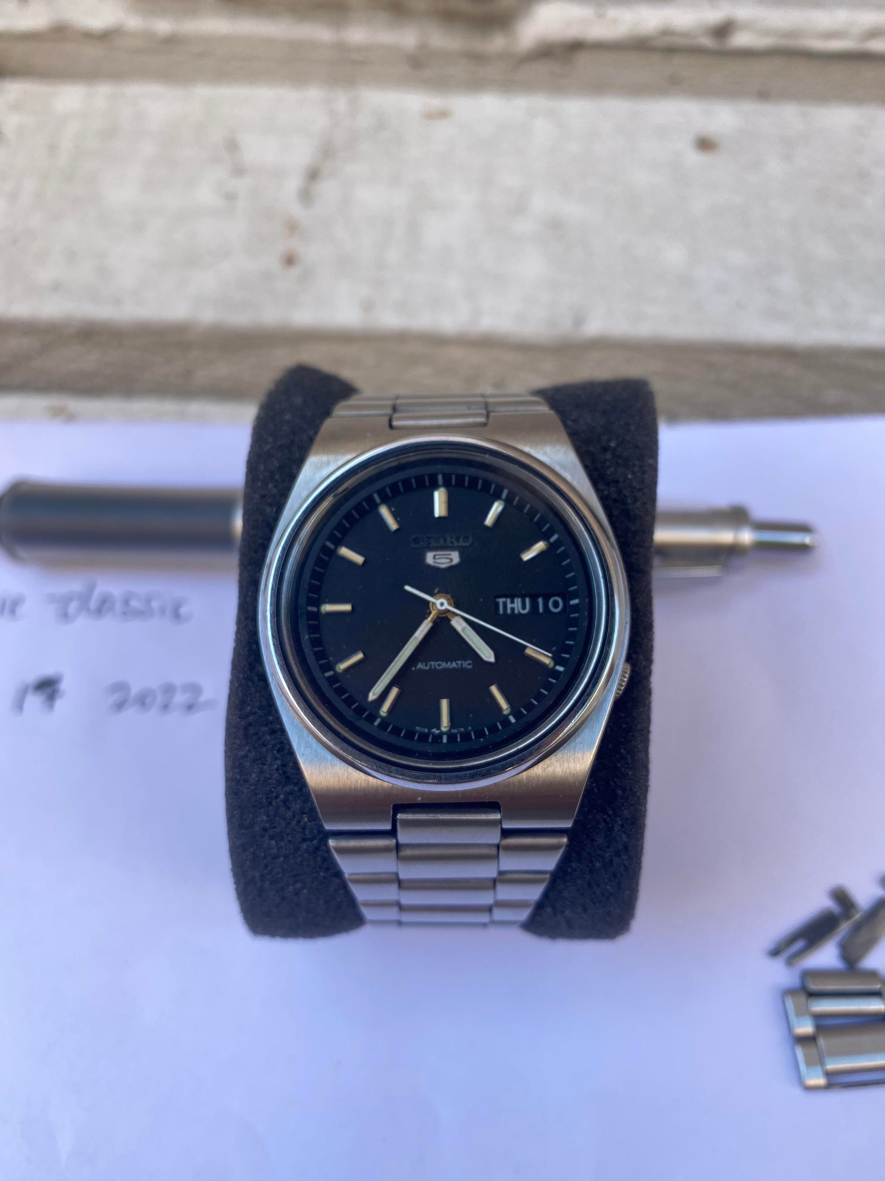 WTS Vintage Seiko 5 36mm Integrated Bracelet Tissot PRX