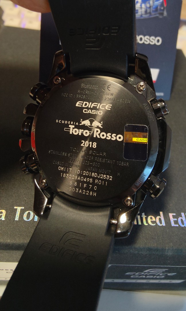 Casio Edifice Scuderia Toro Rosso Limited Edition 2018 Solar