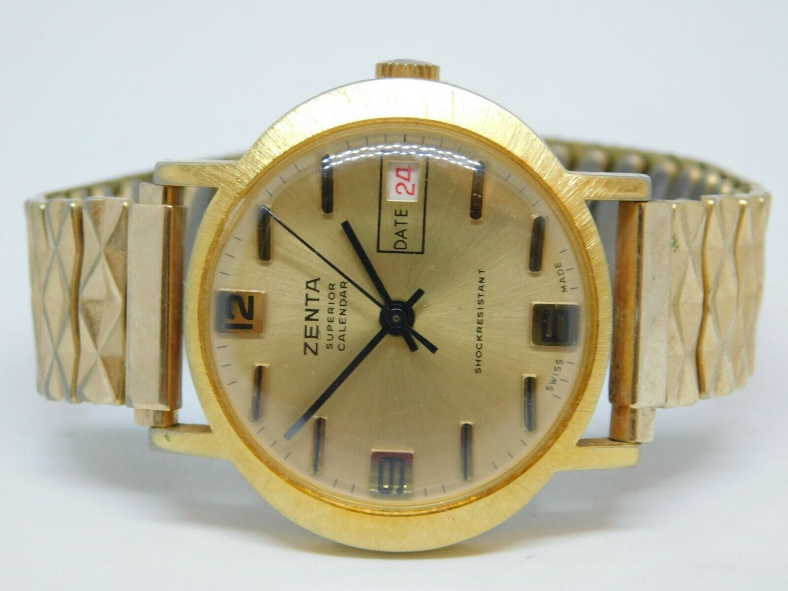 EZA. Vintage ビンテージウオッチ　スイス EZA」ladies watch デッドストック1950s 手巻き スイス メンズ