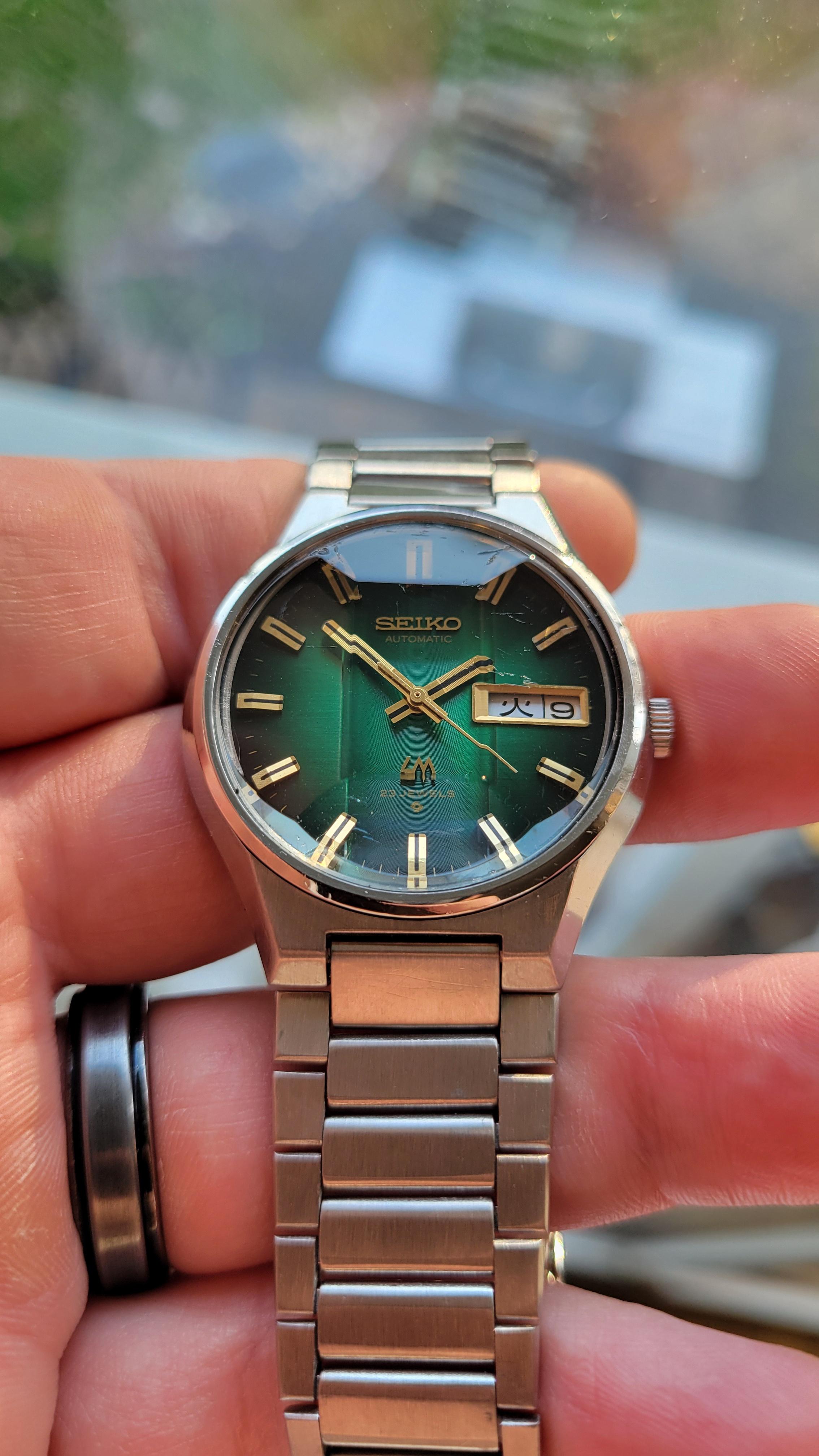 WTS] Seiko Lord Matic 5606-7350 Emerald Green - Serviced - $225