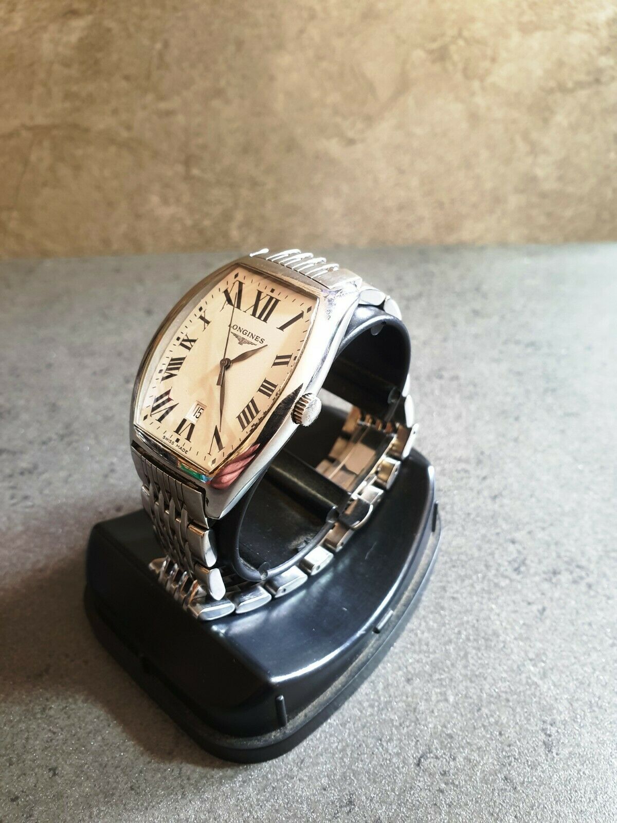 Longines Evidenza L2.655.4 Quartz , Off-White Dial Stainless Steel