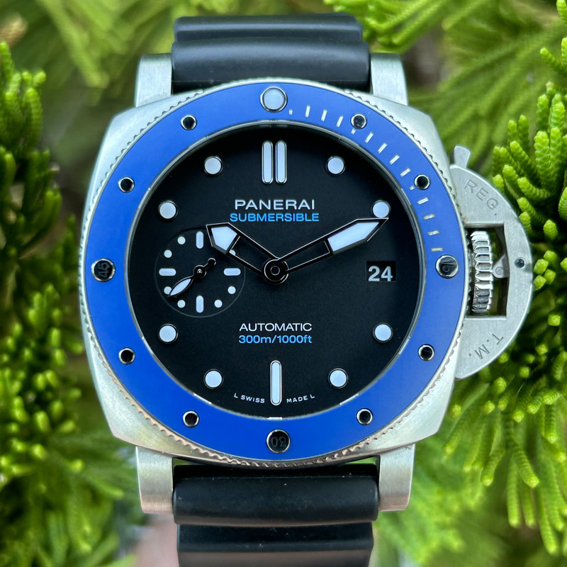 FS 2021 Panerai Submersible Azzurro 42mm PAM1209 Box Papers