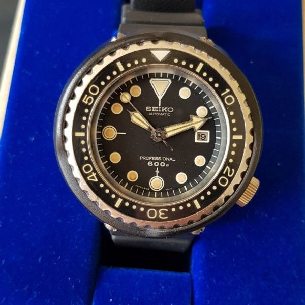 SOLD Seiko 6159-7010 Grandfather Tuna with original box. Serviced ...