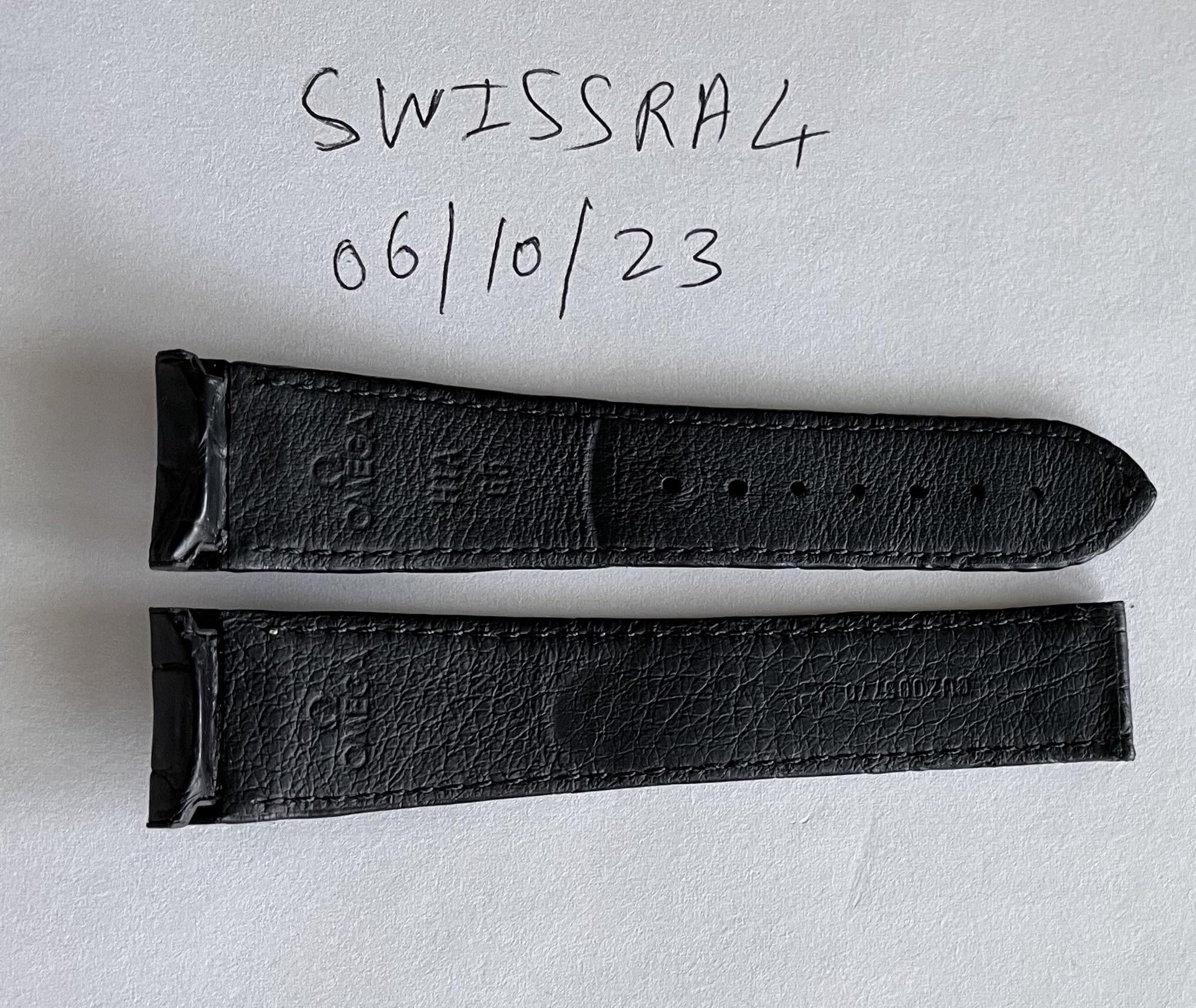 Omega 21mm leather discount strap