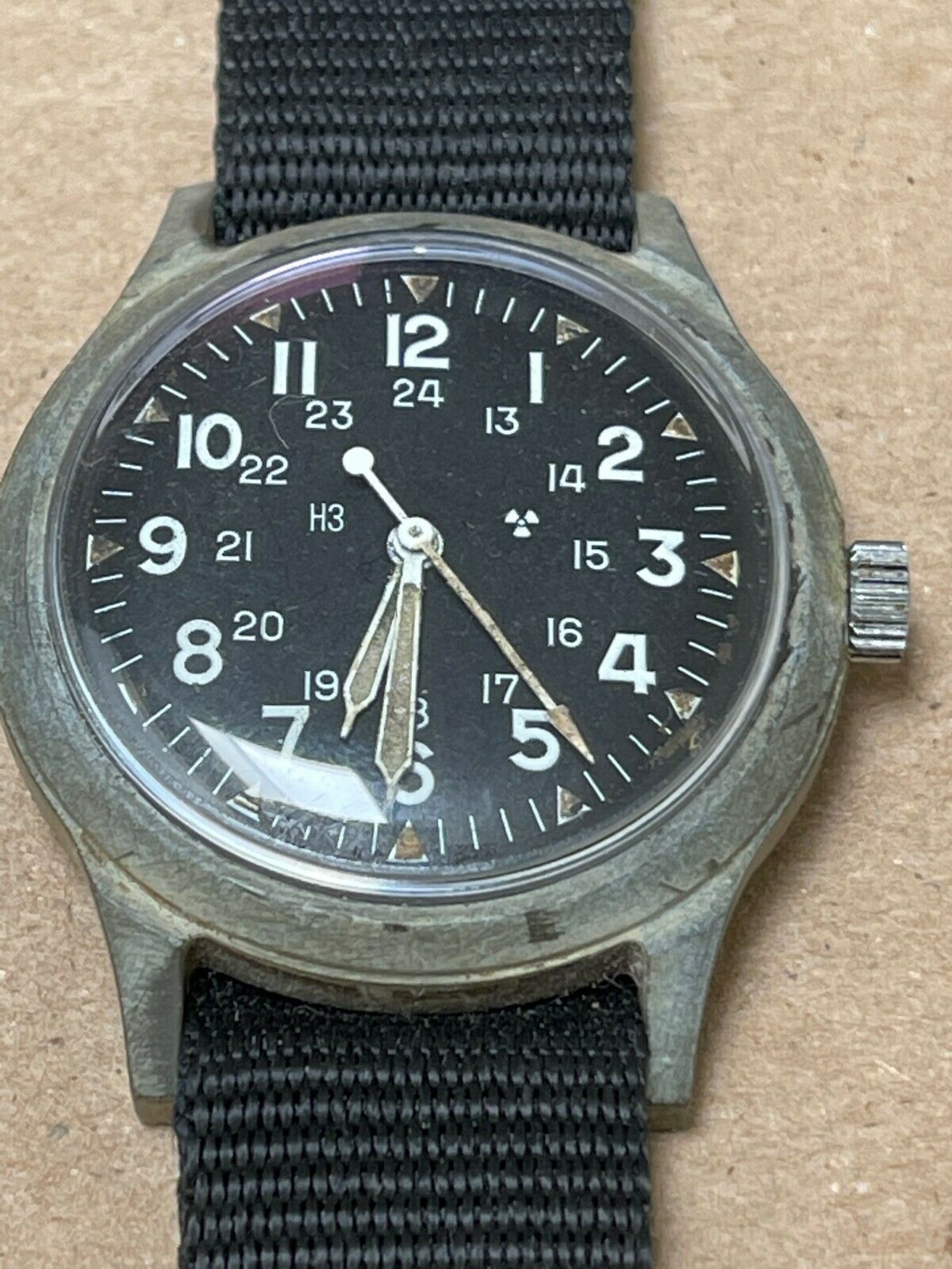 Vintage Benrus MIL-W-46374 A US Military Watch March 1975 Vietnam