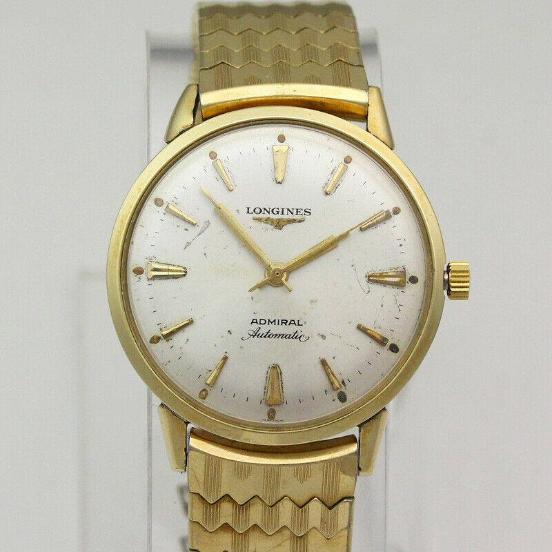 Longines Admiral 340 Automatic 34.5mm Gold Filled 1260 Wristwatch