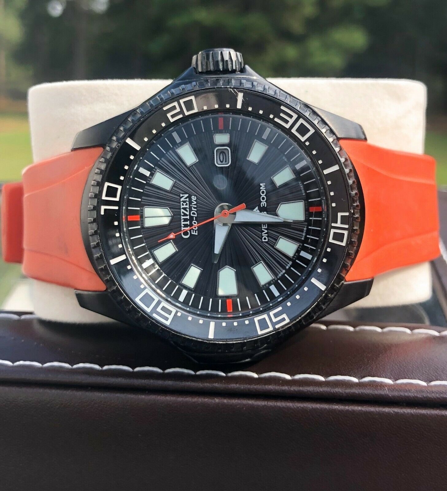 Men's CITIZEN ECO DRIVE Divers Date 300M Wristwatch SOLAR