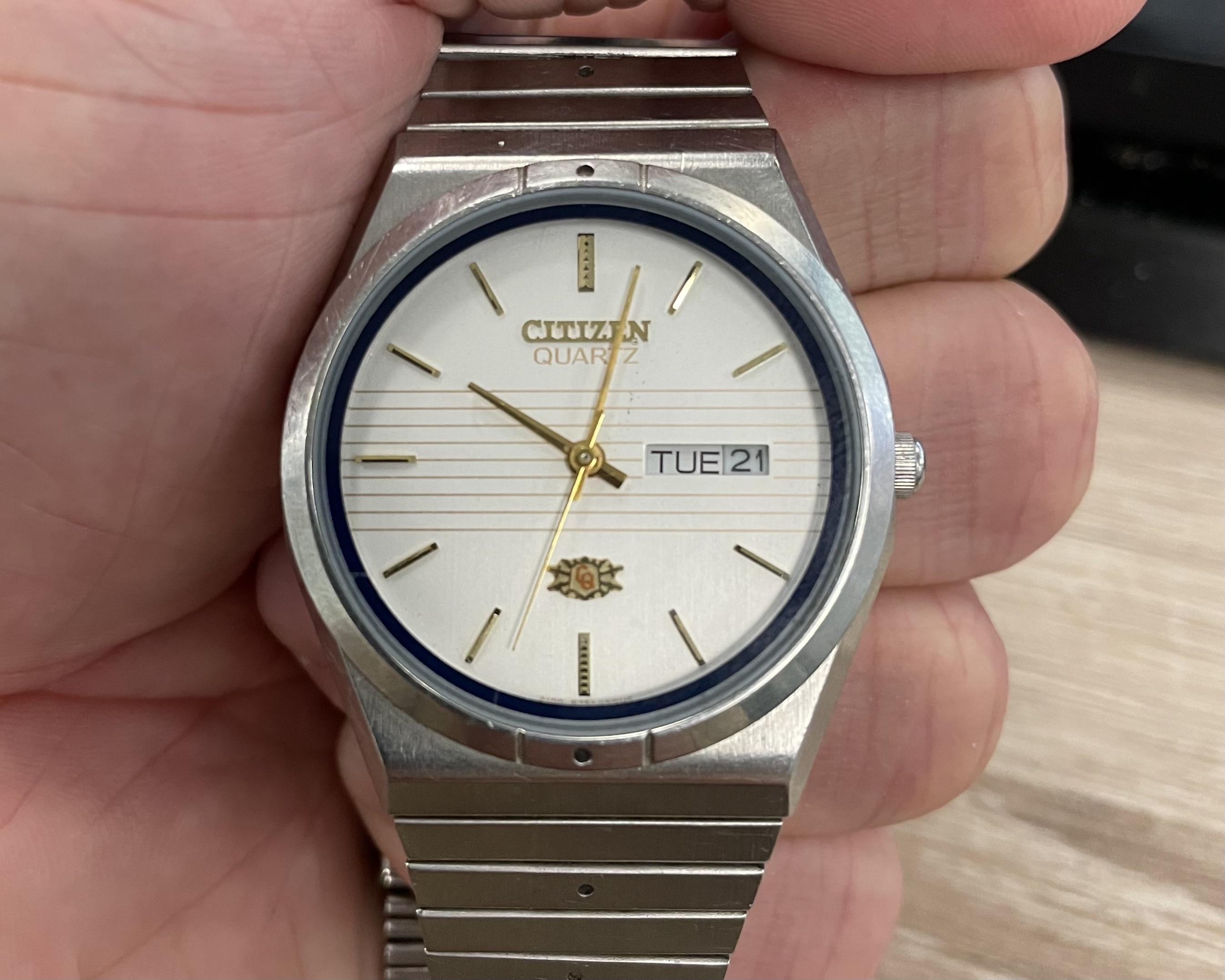 Vintage citizen hotsell quartz watch