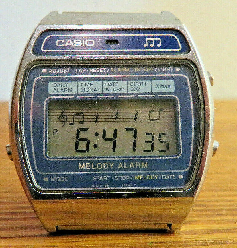 Vintage CASIO MELODY ALARM M1230 Digital watch | WatchCharts