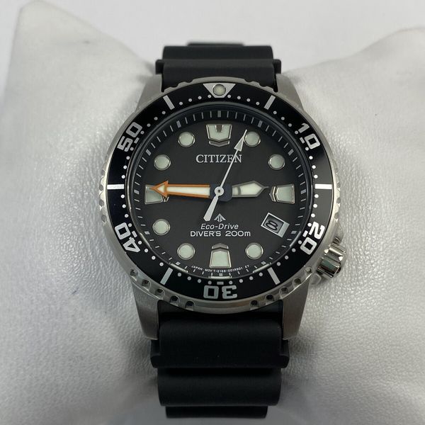 Citizen Promaster Dive Eco-Drive Black Dial Rubber Strap Ladies Watch ...