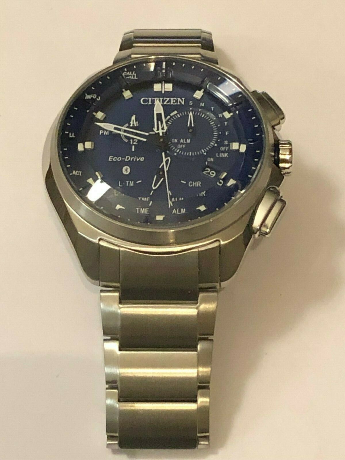 proximity pryzm bluetooth blue dial men's watch