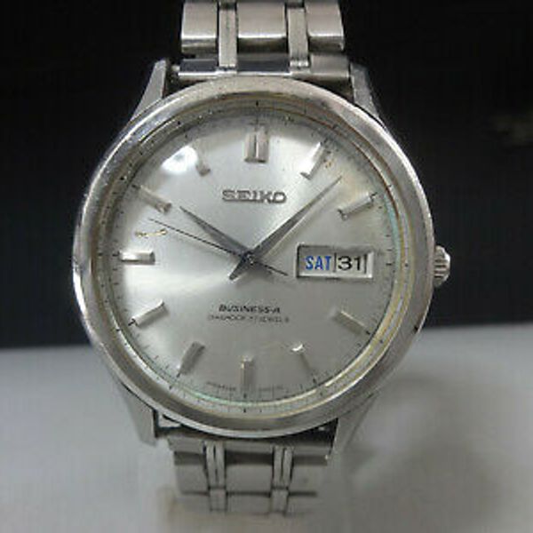 Vintage 1967 SEIKO Automatic watch [BUSINESS-A] 27 Jewels 8346-9000 5 ...