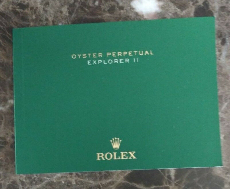 rolex explorer ii instruction manual