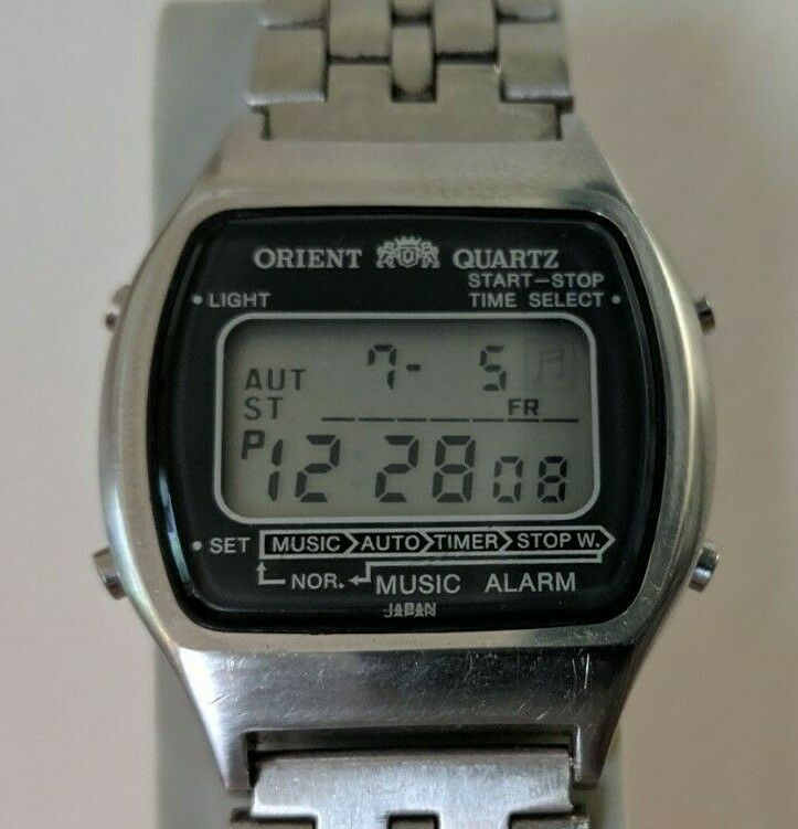 Orient Music Alarm G700102 - 1970s Vintage Digital Watch