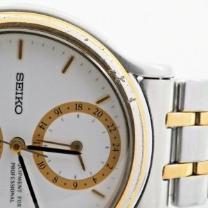 SEIKO クロノグラフ コンビ ゴールド 5T12-7A00 SBKT004 SEIKO Equipment For Professional / QUARTZ Date Ref.5T12-7A00