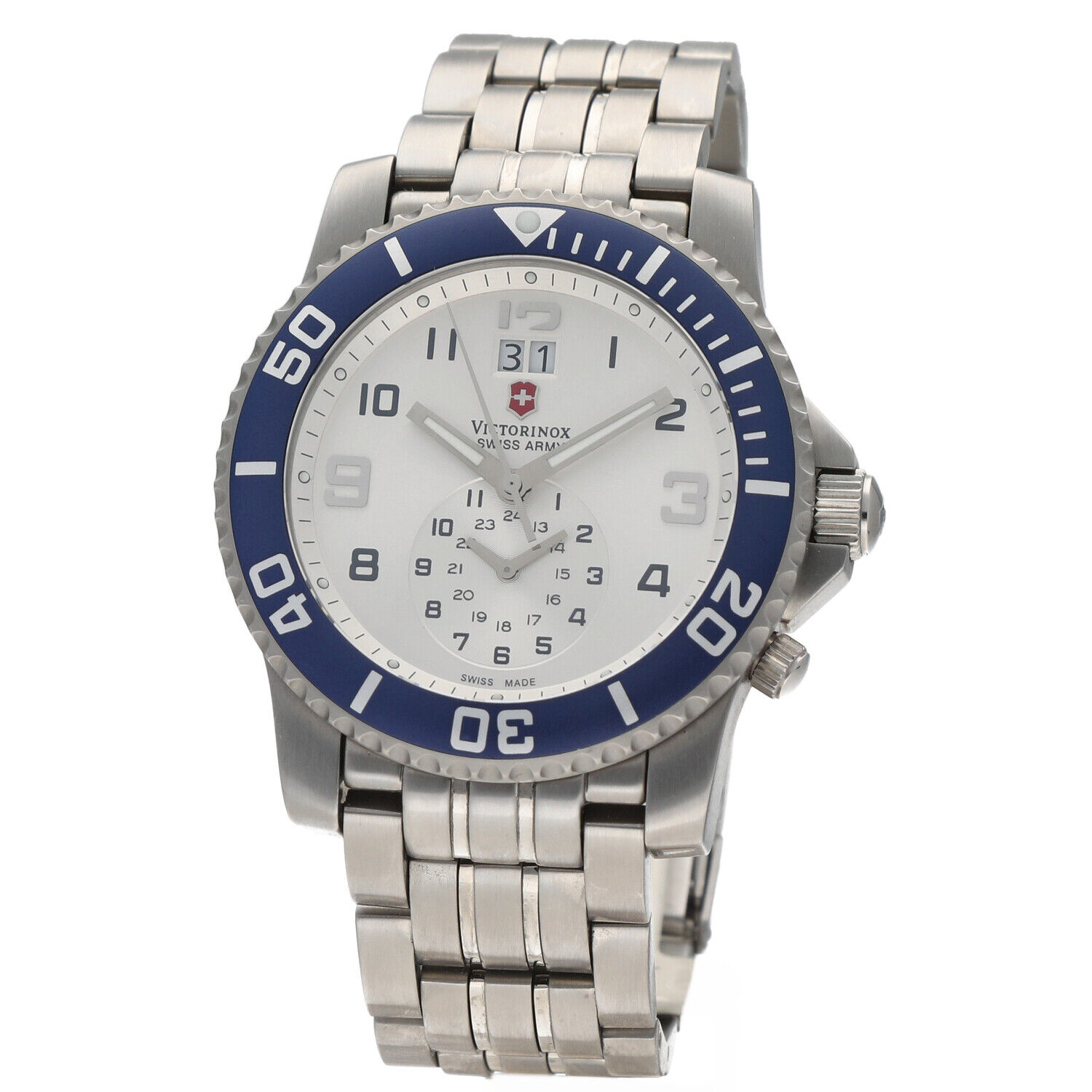 Swiss army dual time on sale watch