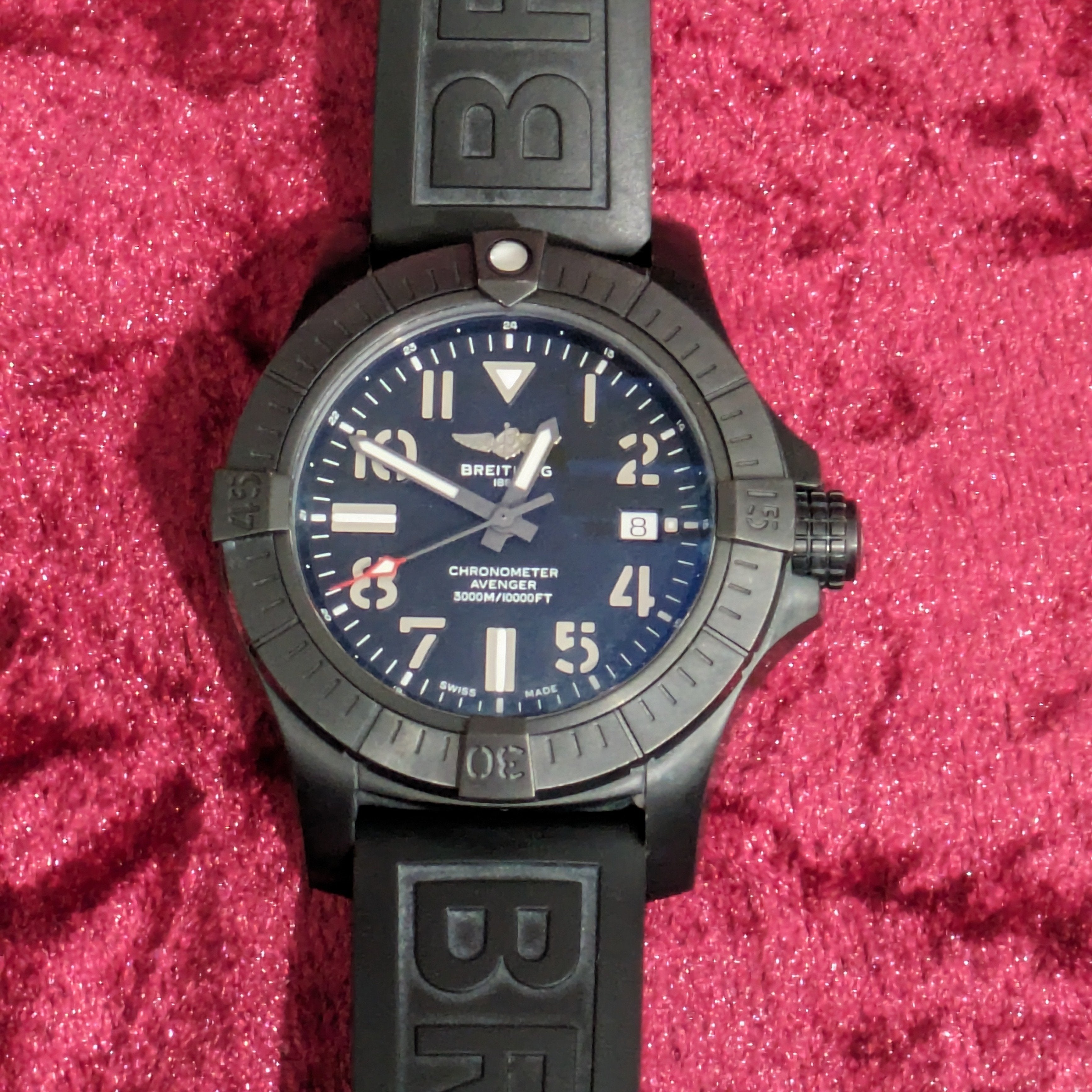 breitling super avenger titanium