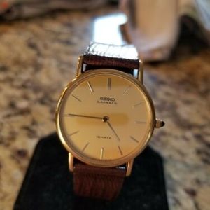 Vintage 14k solid gold Seiko Lassale mens watch. Mint condition |  WatchCharts