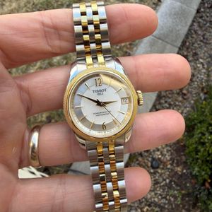 TISSOT T-WAVE T1122102211300 MOP DIAL PVD GOLD STEEL SWISS 