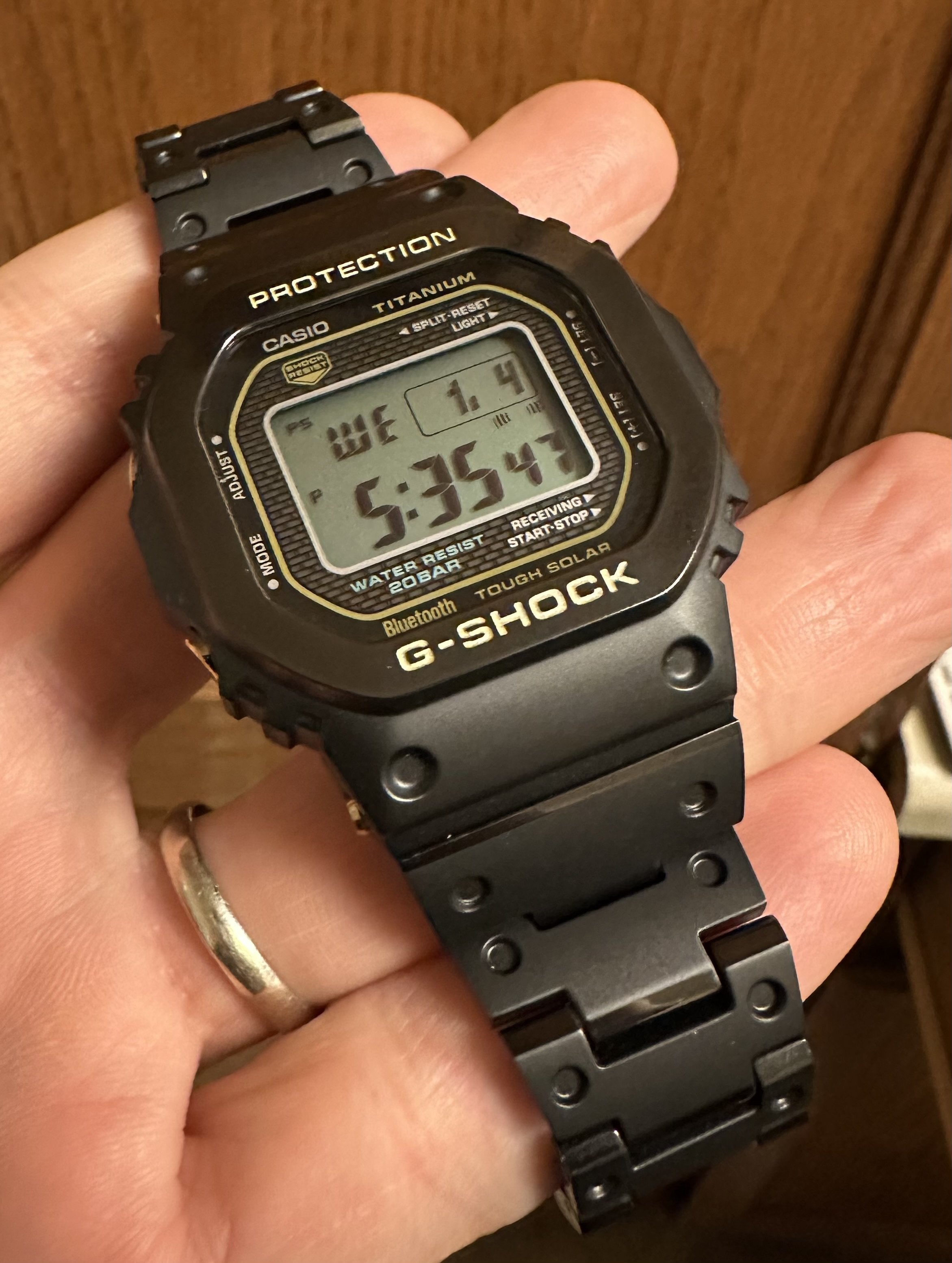 G-Shock GMW-B5000TB-1 Full Metal Titanium | WatchCharts Marketplace