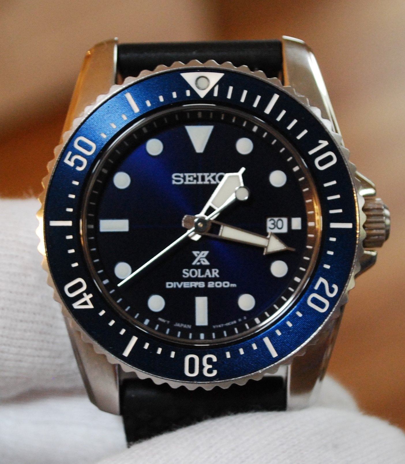 Seiko solar online sapphire