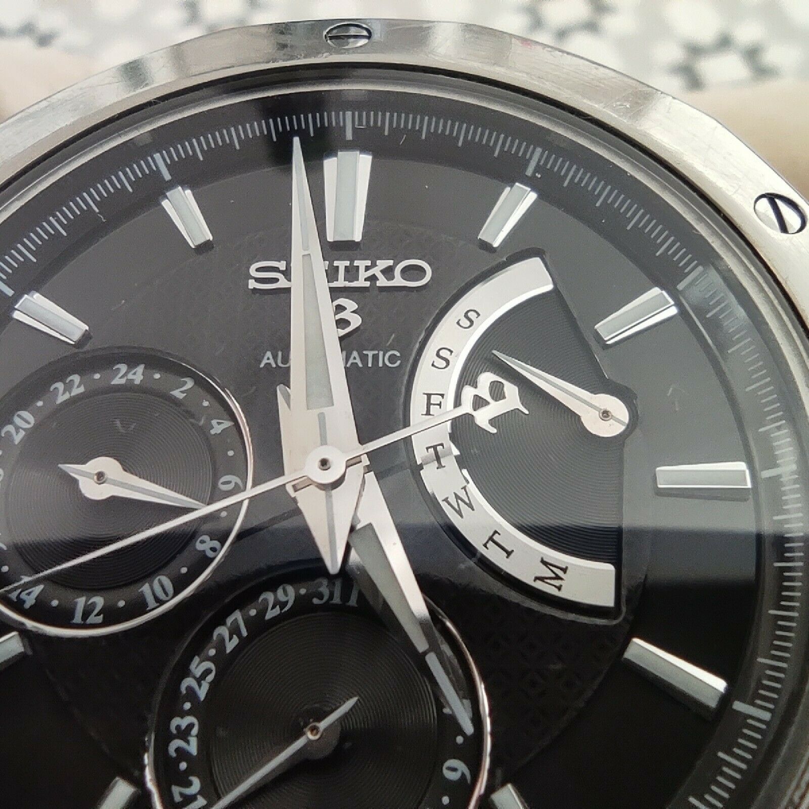 Rare Seiko Brightz automatic SAGN009 4S27-00C0 Day-Date 24HR