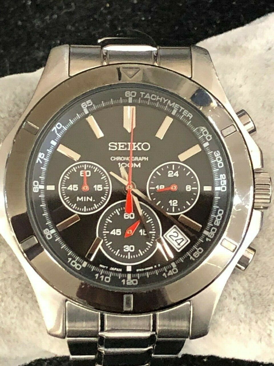 Seiko Chronograph 6T63-00G0 WR Quartz Authentic Men's Watch New