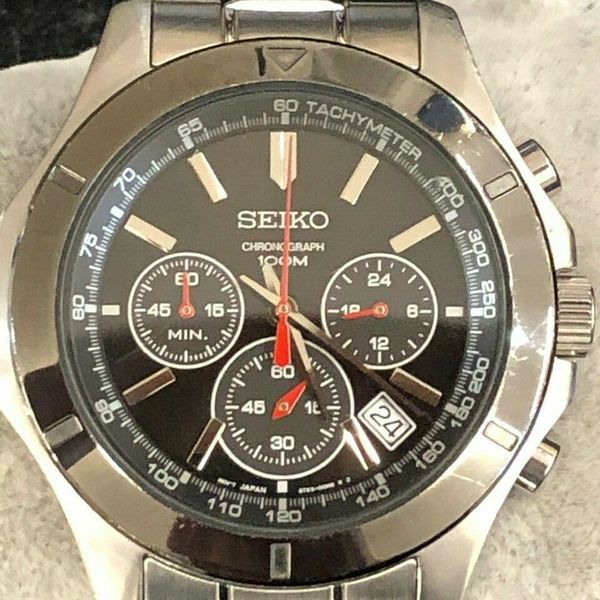Seiko Chronograph 6T63-00G0 WR Quartz Authentic Men's Watch New Battery |  WatchCharts