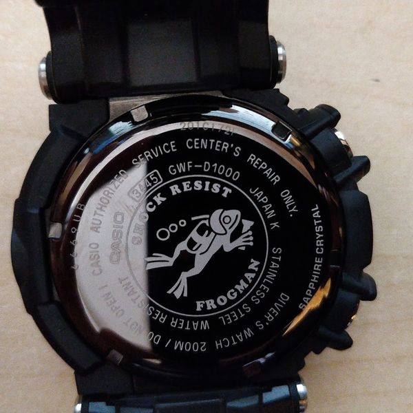 Wts Us Ca Casio G Shock Frogman Gwf D1000 Watchcharts