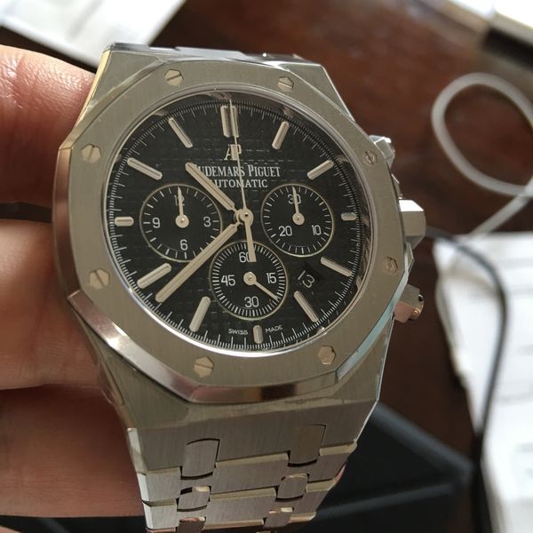 Audemars Piguet SS ROC Black Dial - 17K Shipped | WatchCharts Marketplace