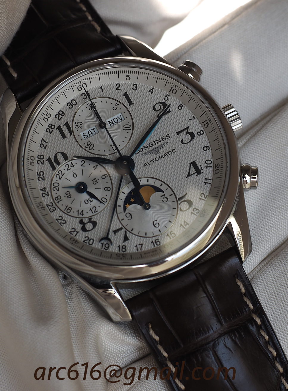 FSOT LONGINES Master Automatic Chronograph Moonphase Triple