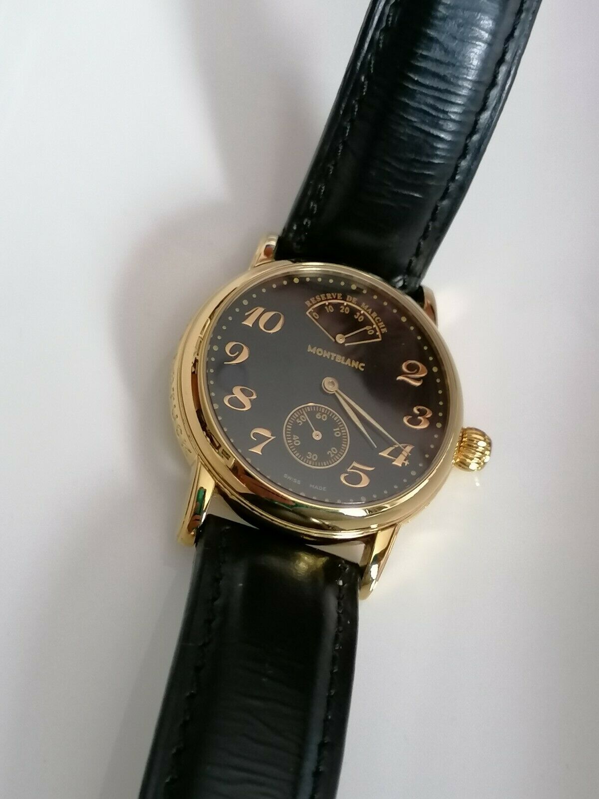 Montblanc Meisterstuck Mechanical Reserve De Marche Watch CC31939 