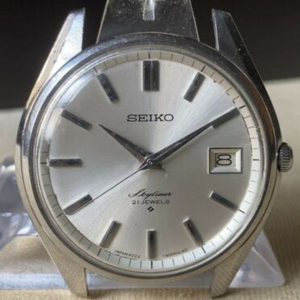 Vintage SEIKO Hand-Winding Watch/ Skyliner 6222-8000 21J SS 1968 ...