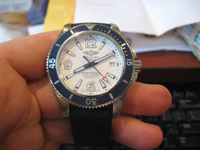 Breitling superocean 42 on sale white