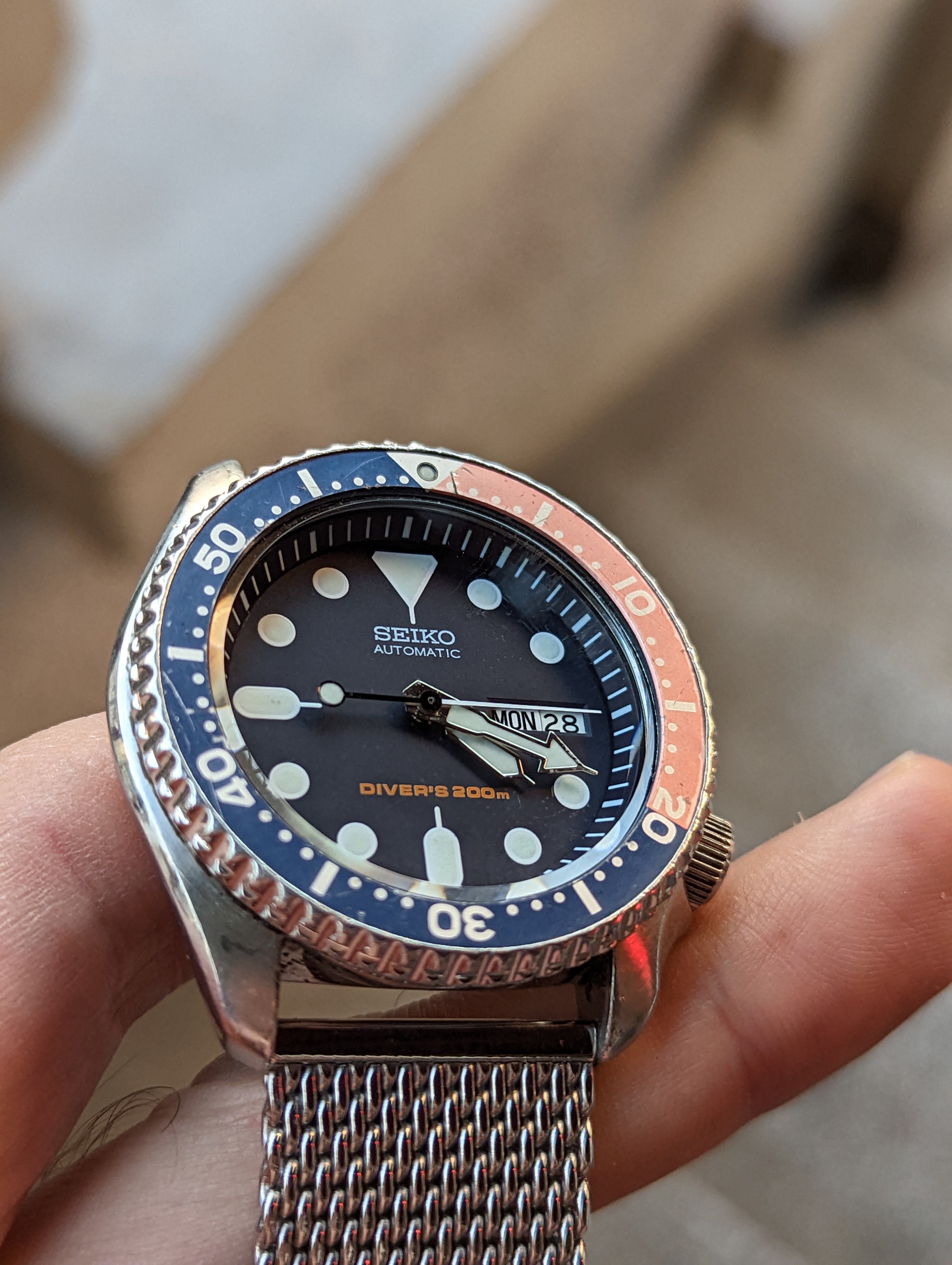 Seiko skx 2024 faded bezel